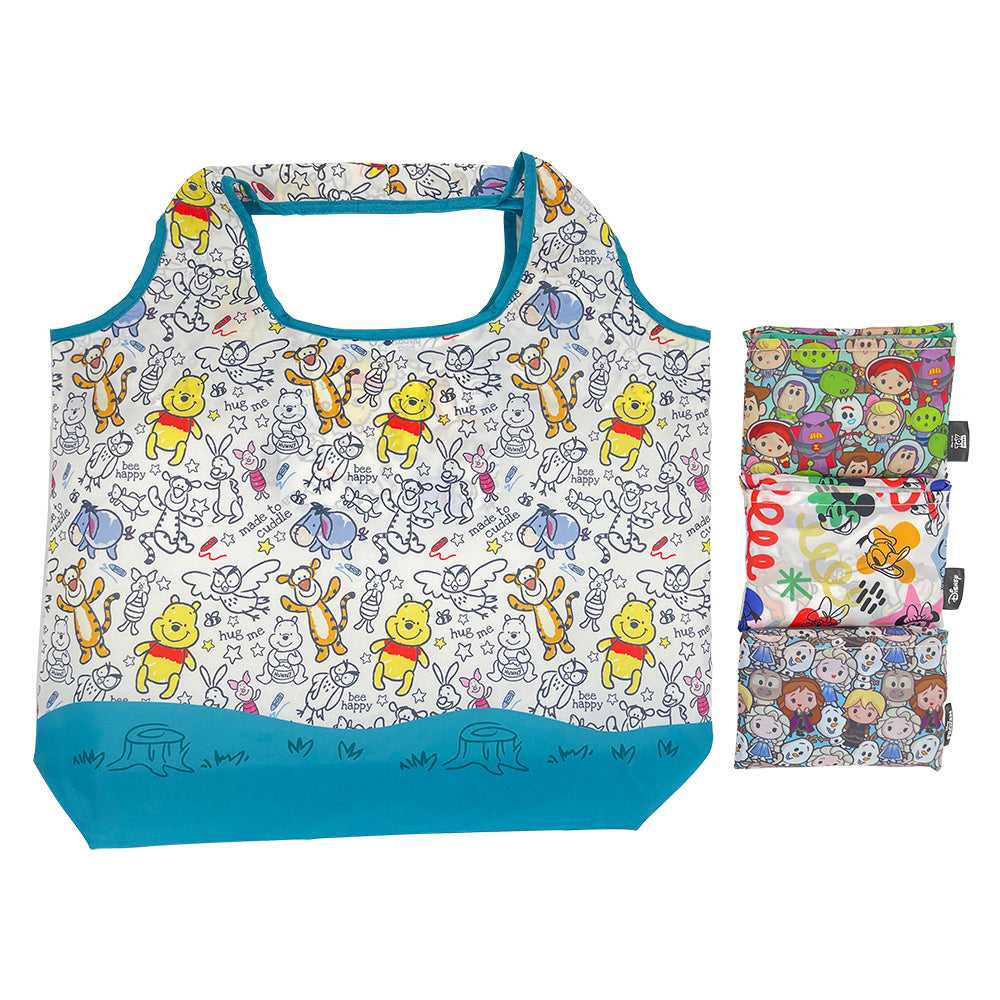 【現貨】Winnie the Pooh 摺疊式環保袋(買一送一推廣優惠⭐)