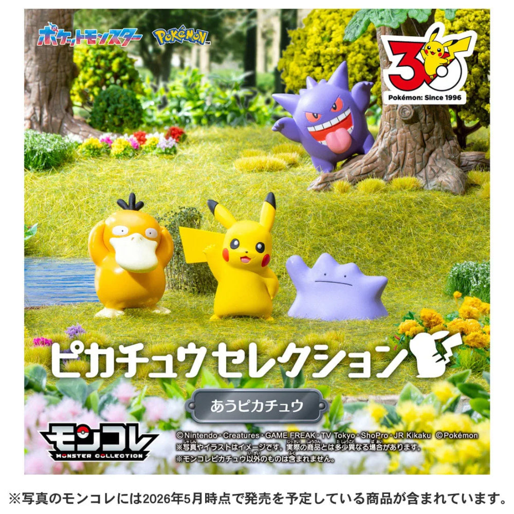 Pokemon寶可夢 30週年精選Moncolle公仔 相遇皮卡丘