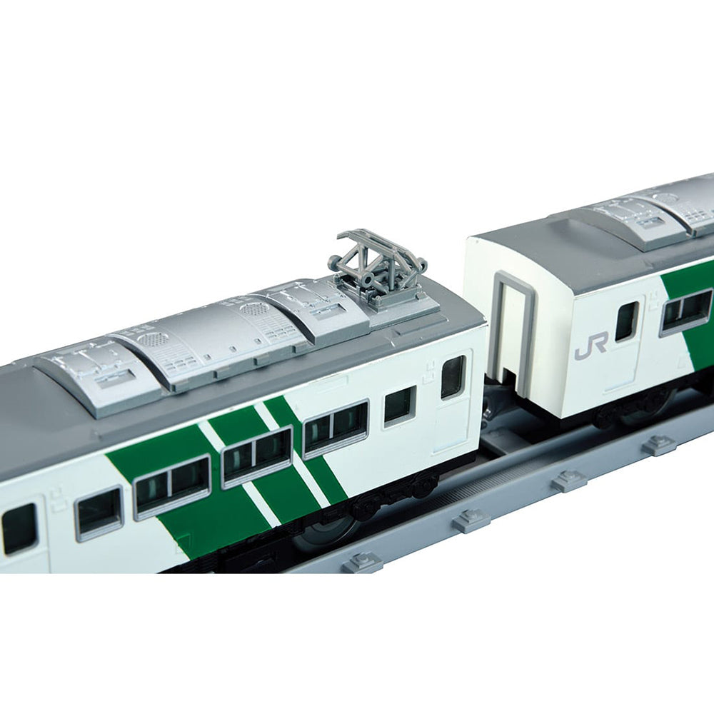【現貨】Plarail Train-Real Class Series 185 Odoriko Green Stripe