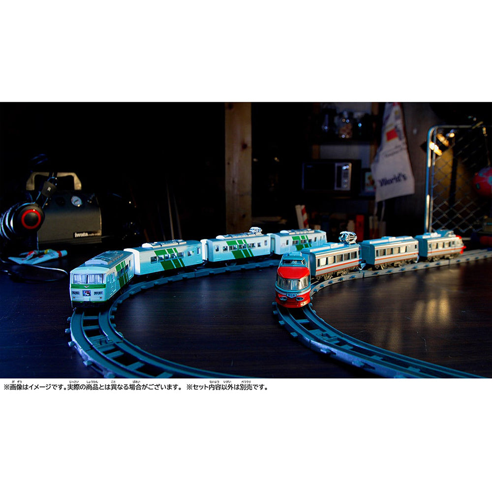 【現貨】Plarail Train-Real Class Series 185 Odoriko Green Stripe