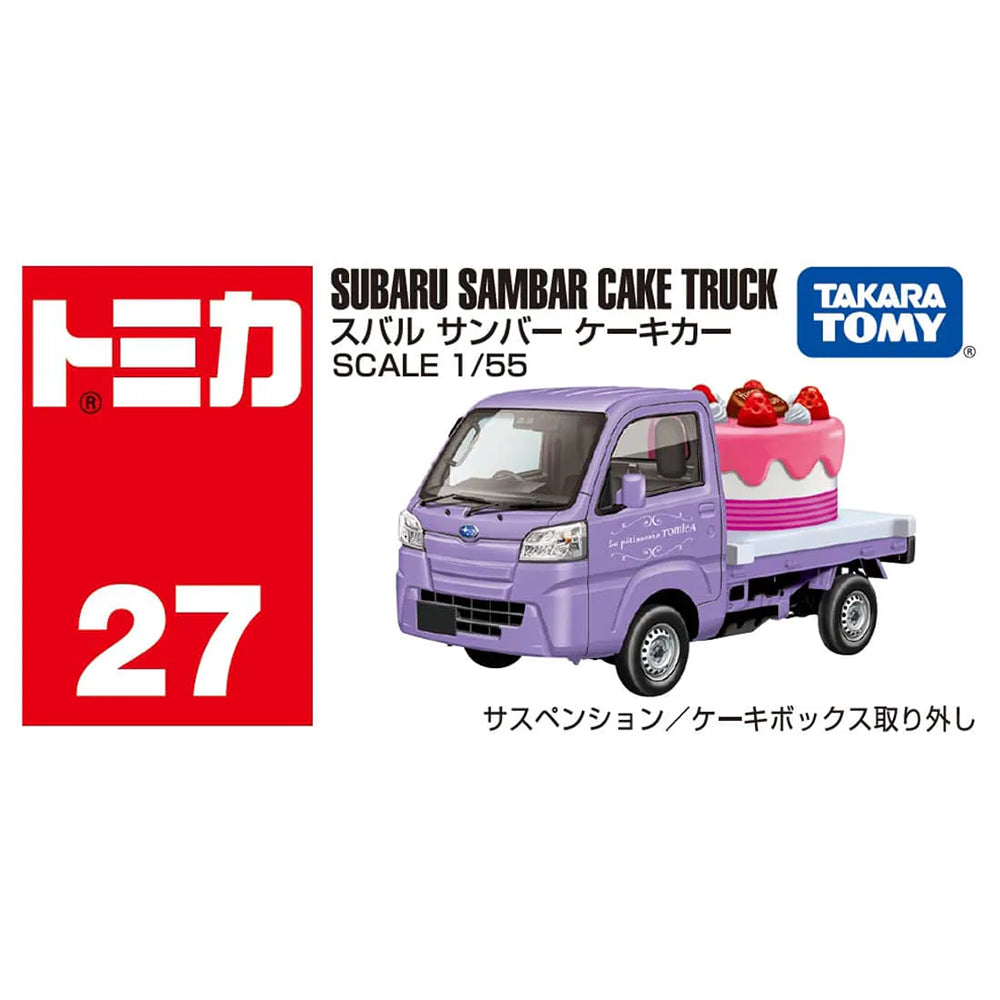 【現貨】Tomica BX027 Subaru Sambar Cake Truck