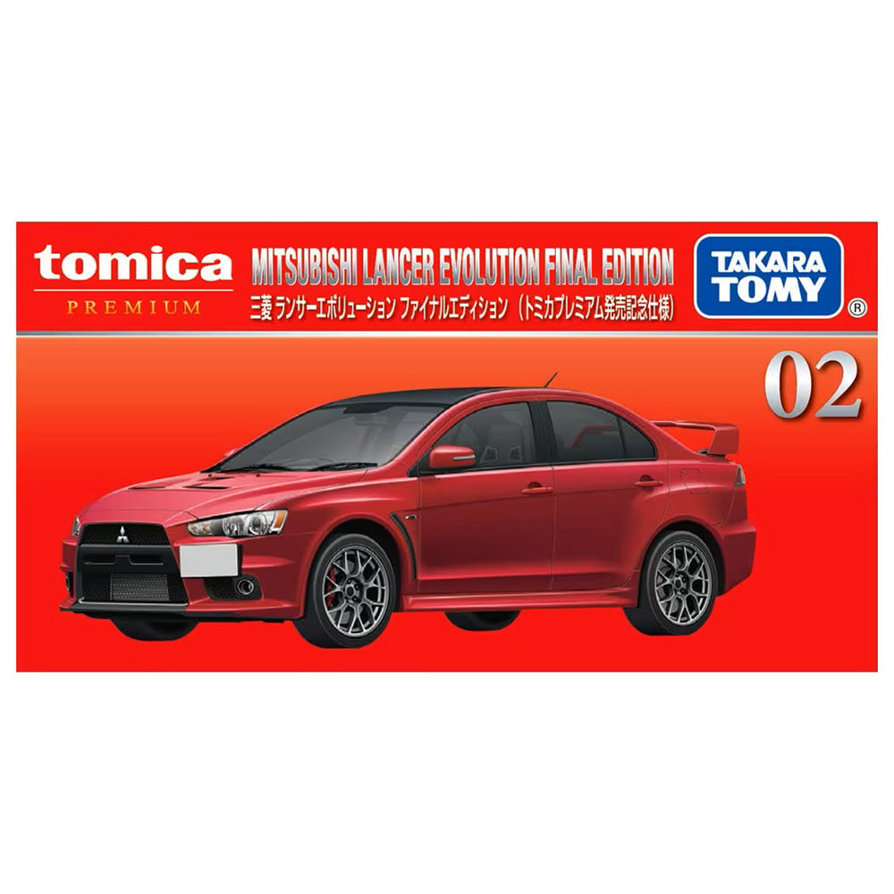 【現貨】Tomica-Premium No. 02 Mitsubishi Lancer EVO Final (1st)