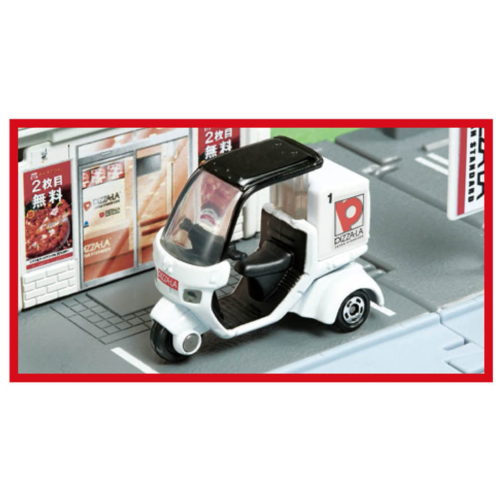 【現貨】Tomica Town-Pizzala w/Diecast Bike