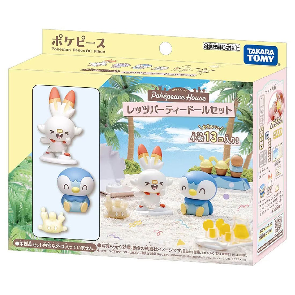 【現貨】Pokemon-Pokepeace House Let's Party Doll Set