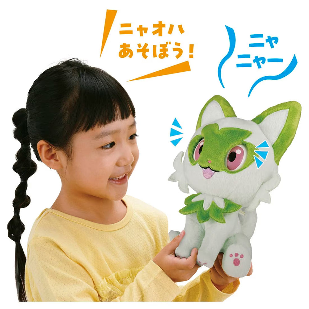 【現貨】Pokemon Plush-Stroking and Staring Snapping Sprigatito