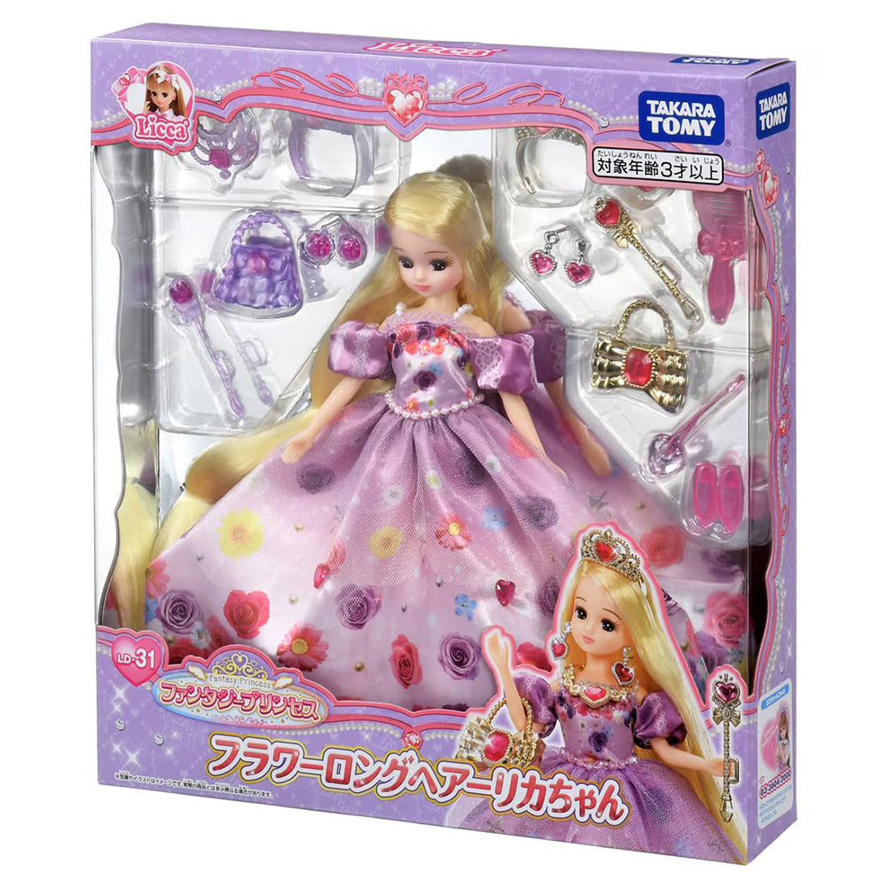 【現貨】Licca Doll LD-31 Flower Long Hair Licca