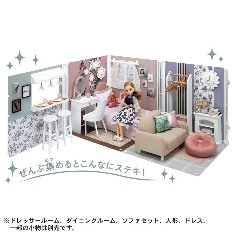 【現貨】Licca Set-Francfranc collaboration LF-08 睡床套裝