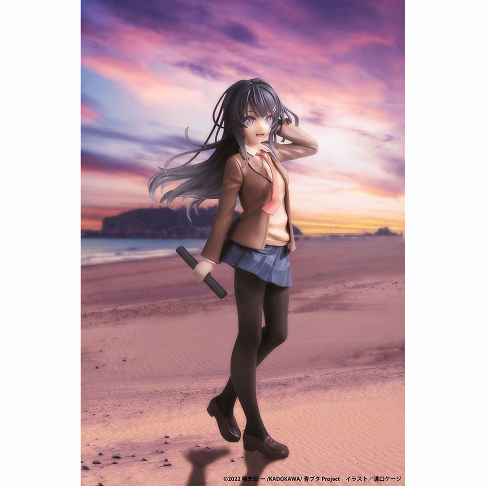 櫻島麻衣 高中畢業ver. ＆ 紅書包女孩(1/7比例模型)