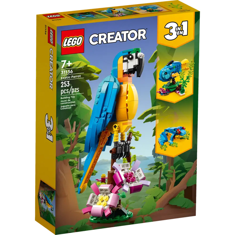 【現貨】LEGO® Creator 3 合 1 異域鸚鵡(253塊)