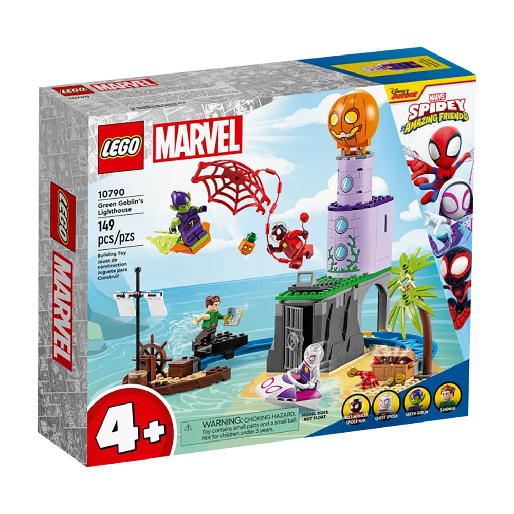 【現貨】LEGO® | Marvel Green Goblin 燈塔上的蜘蛛小隊(149塊)