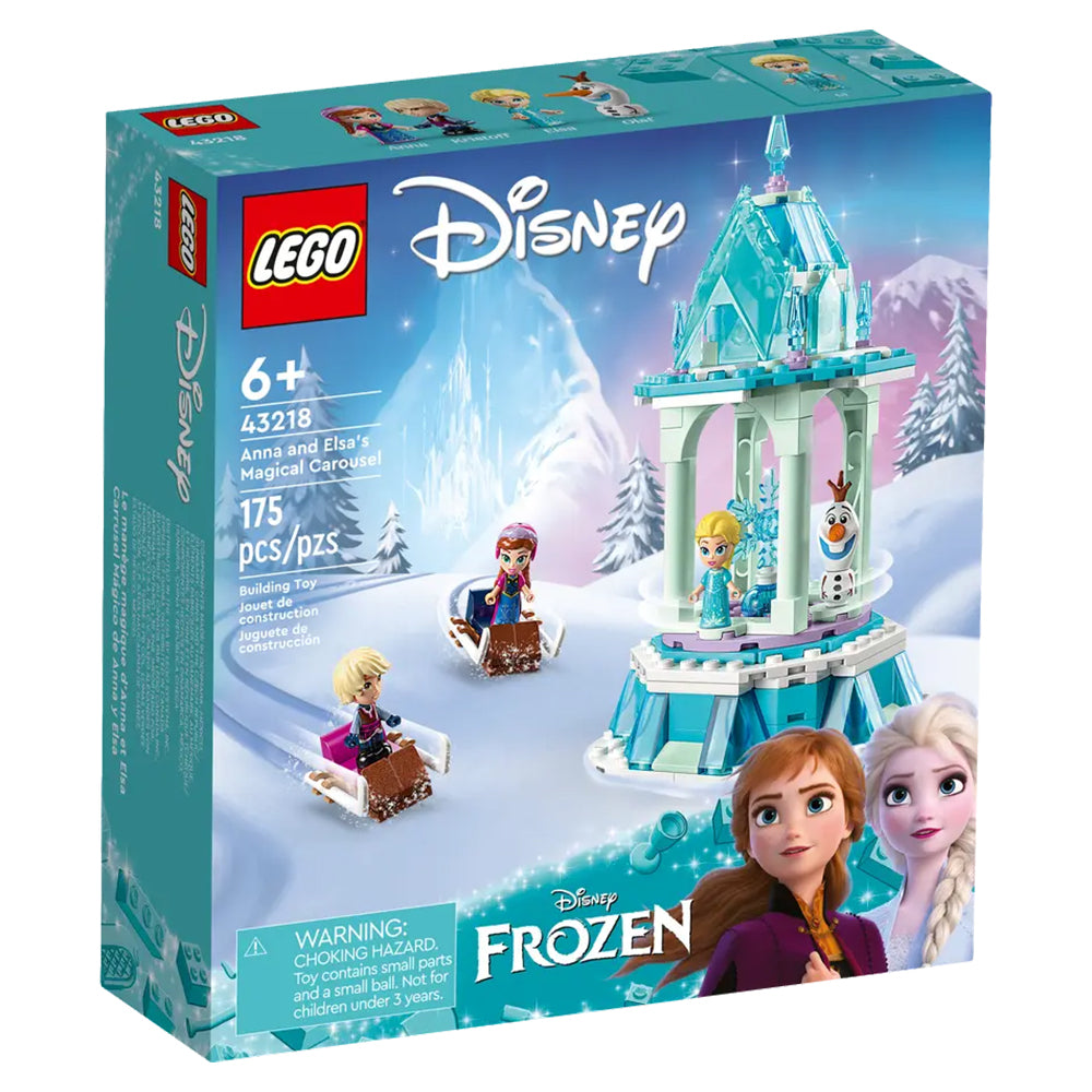 【現貨】LEGO® ǀ Disney Anna 和 Elsa 的魔法旋轉木馬 (175塊)
