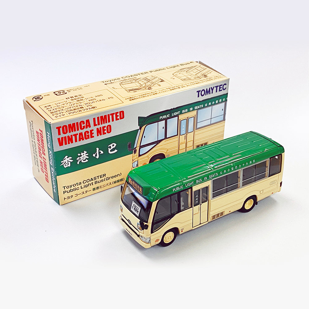 【現貨】Tomytec TLV-N Toyota Hong Kong Mini Bus Green (HK Excl.)