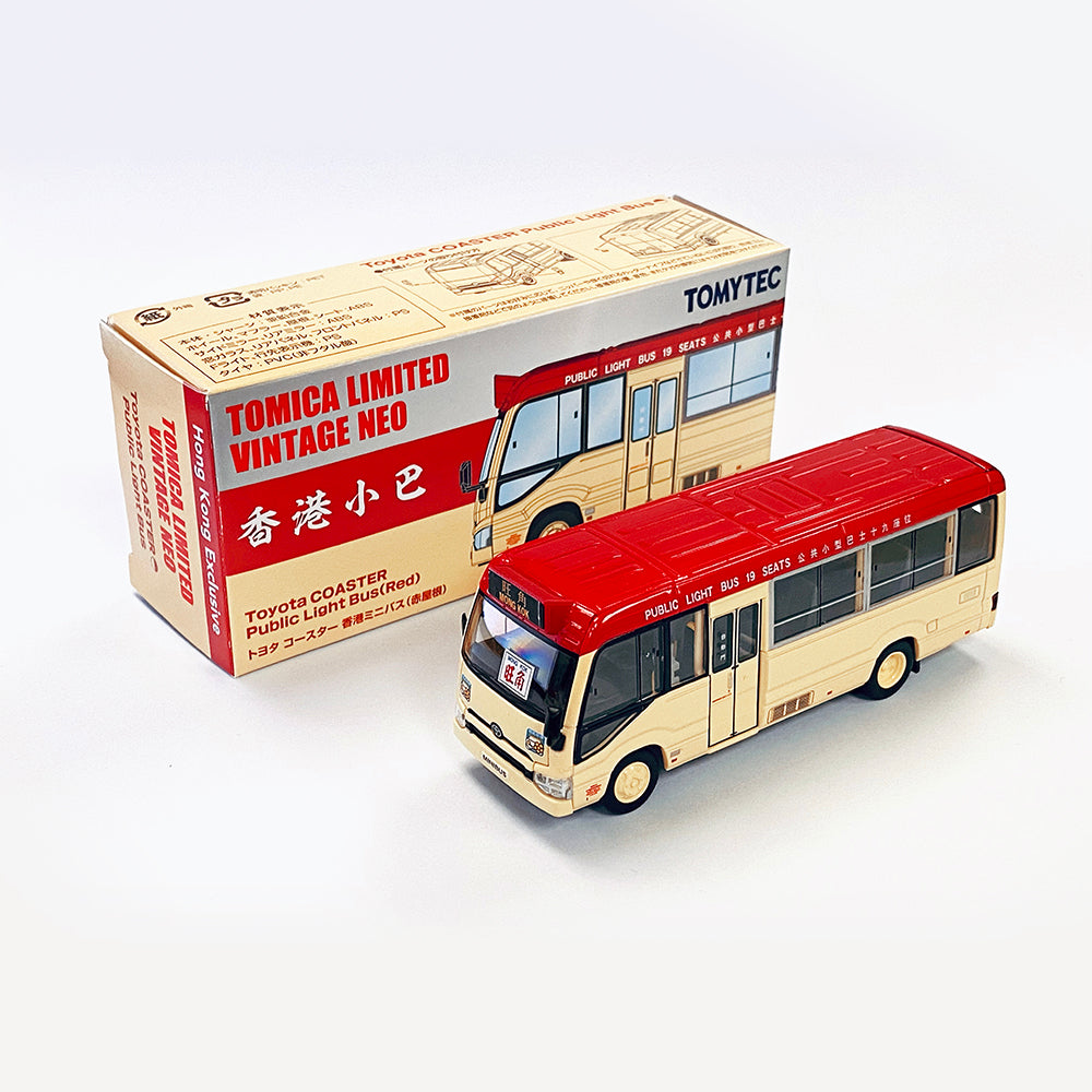 【現貨】Tomytec TLV-N Toyota Hong Kong Mini Bus Red (HK Excl.)