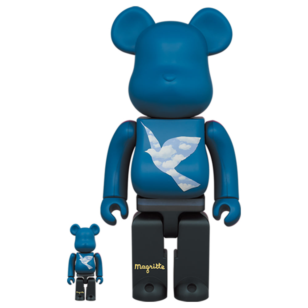 【現貨】BE@RBRICK René Magritte "L'oiseau de ciel 1965/La belle societe 1965" 100% & 400%