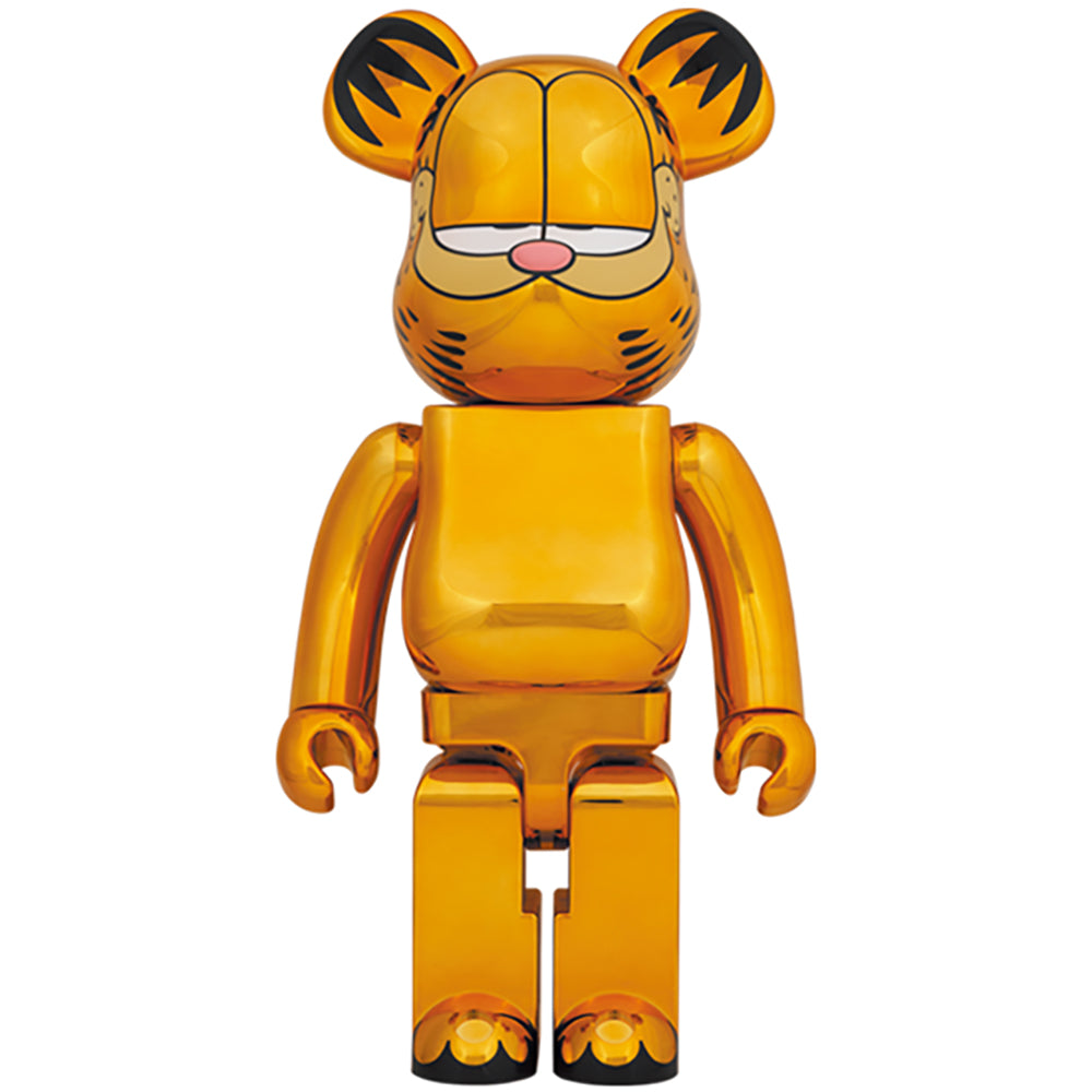 【現貨】BE@RBRICK GARFIELD GOLD CHROME Ver. 1000％ (⭐限定激減優惠⭐)