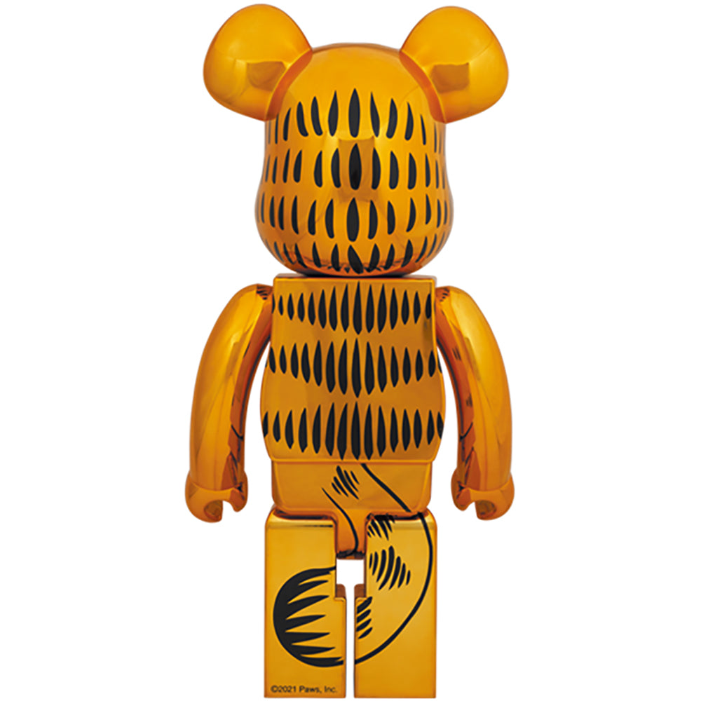 【現貨】BE@RBRICK GARFIELD GOLD CHROME Ver. 1000％ (⭐限定激減優惠⭐)
