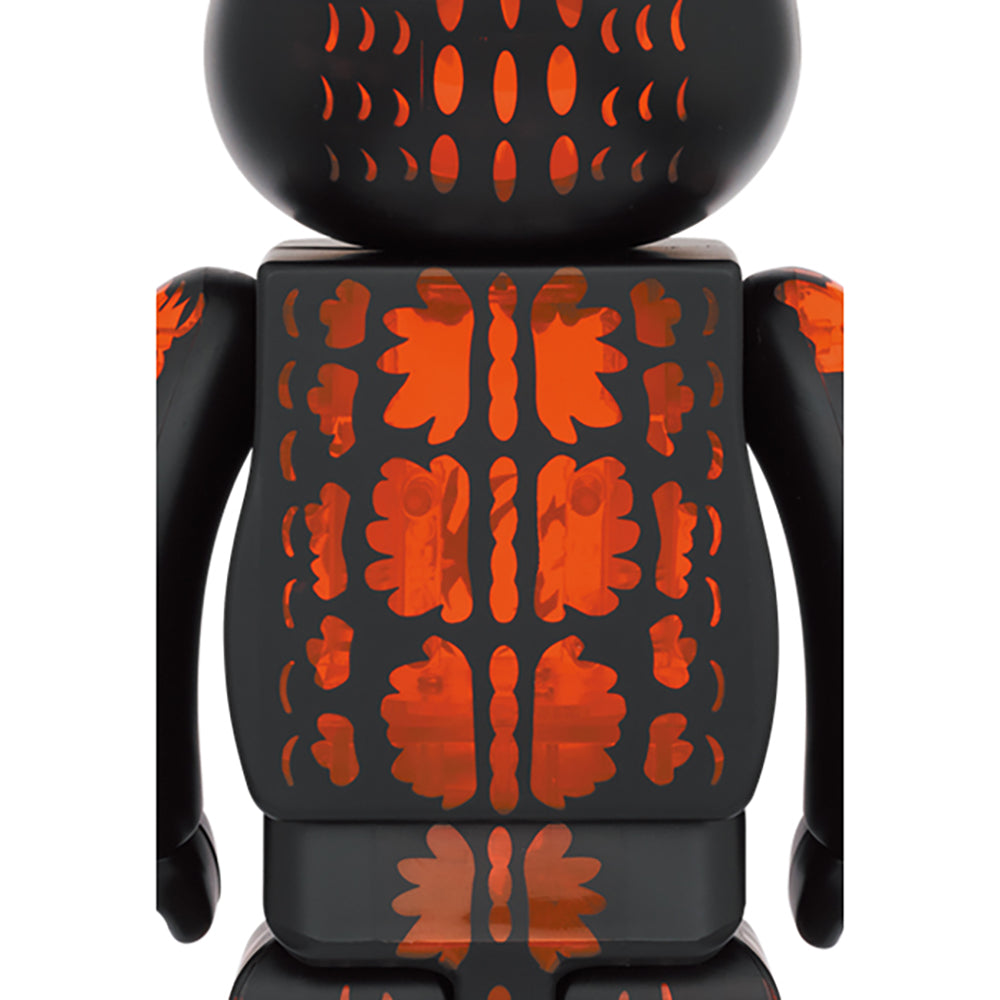【現貨】BE@RBRICK Godzilla VS Destroyer version Godzilla (Meltdown: Clear Orange Ver.) 100% & 400%