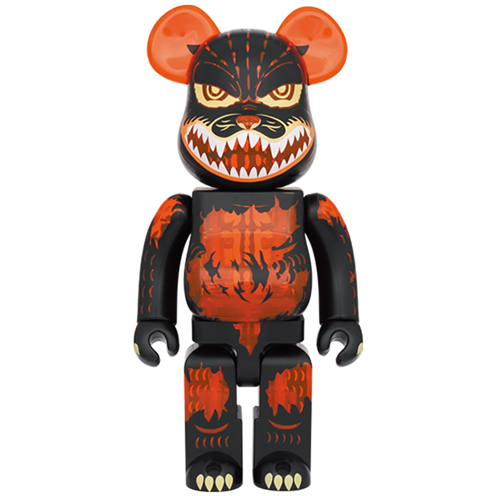 【現貨】BE@RBRICK Godzilla VS Destroyer version Godzilla (Meltdown: Clear Orange Ver.) 100% & 400%