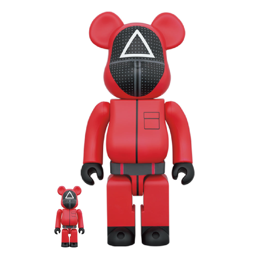 【現貨】BE@RBRICK Squid Game Guard △ 100% & 400%