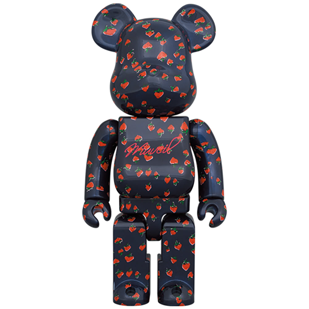 【現貨】BE@RBRICK MUVEIL "Strawberry Pattern" 100％ & 400％