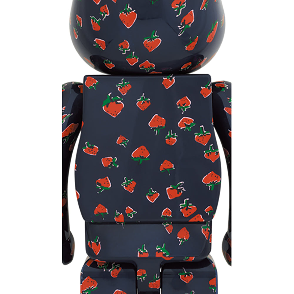 【現貨】BE@RBRICK MUVEIL "Strawberry Pattern" 1000％