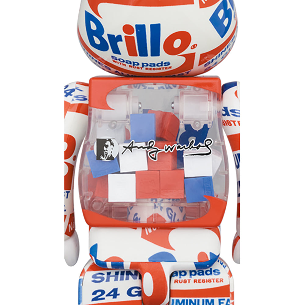 【現貨】BE@RBRICK ANDY WARHOL "Brillo" 2022 100％ & 400％