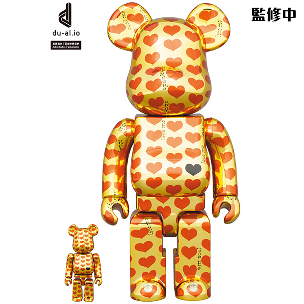 BE@RBRICK Gold Heart 100% & 400% (監修中)