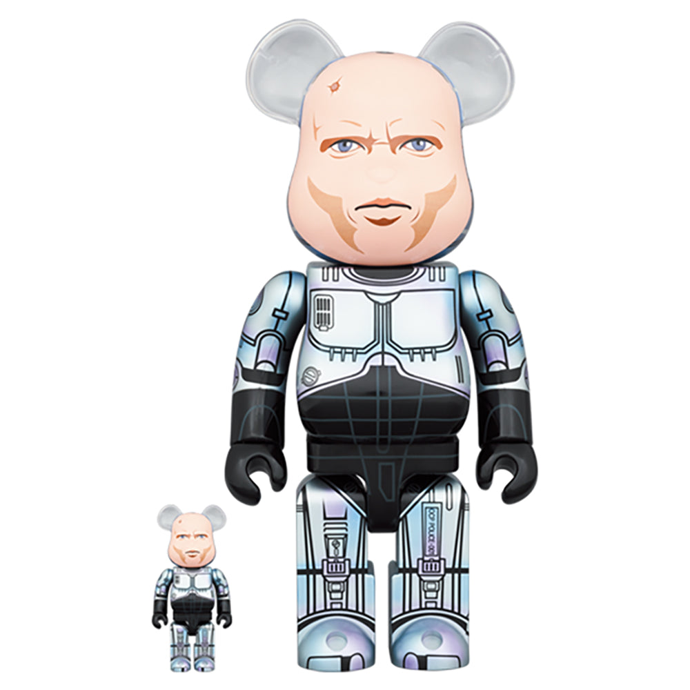 BE@RBRICK ROBOCOP 2 MURPHY HEAD Ver. 100％ & 400％