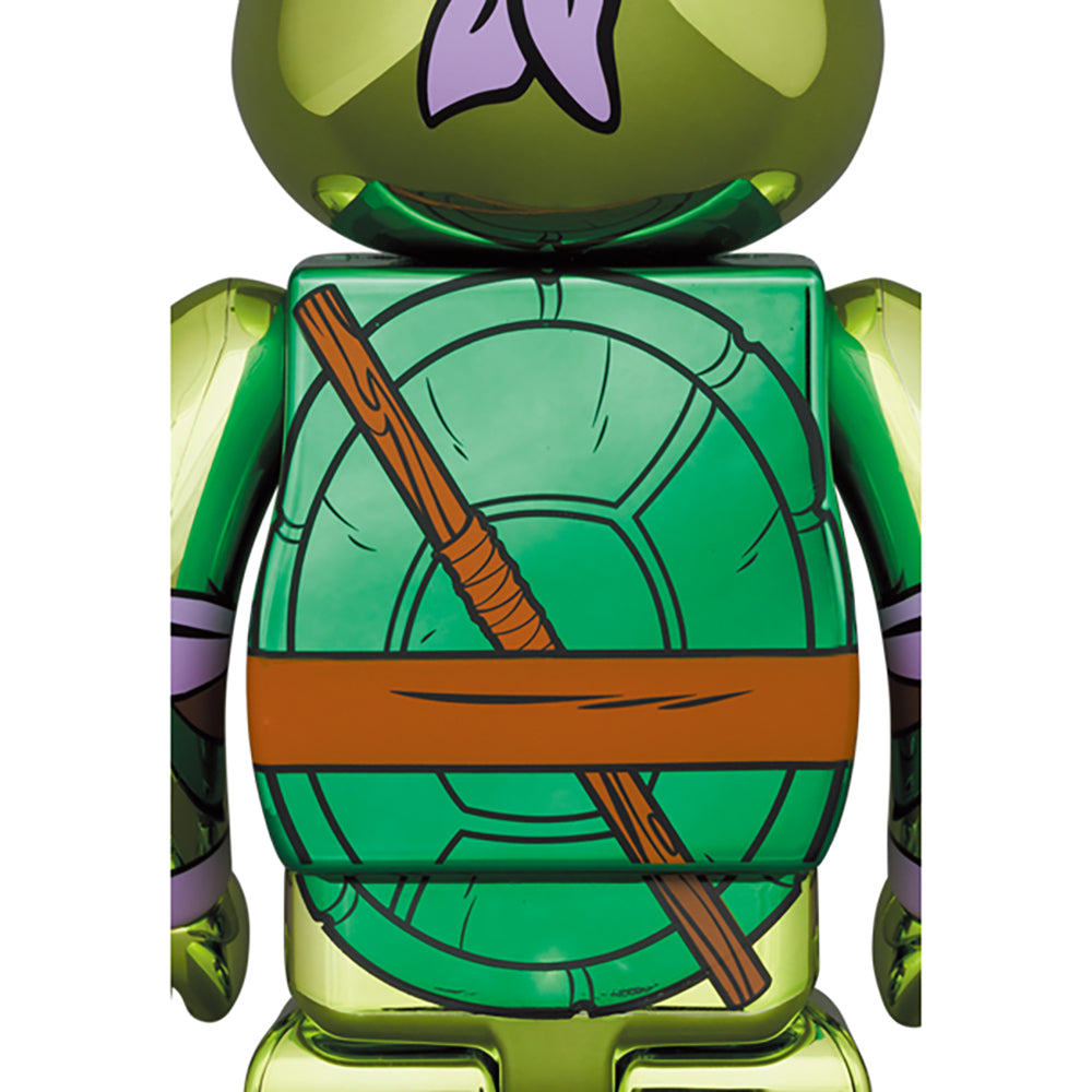BE@RBRICK DONATELLO CHROME Ver. 100％ & 400％