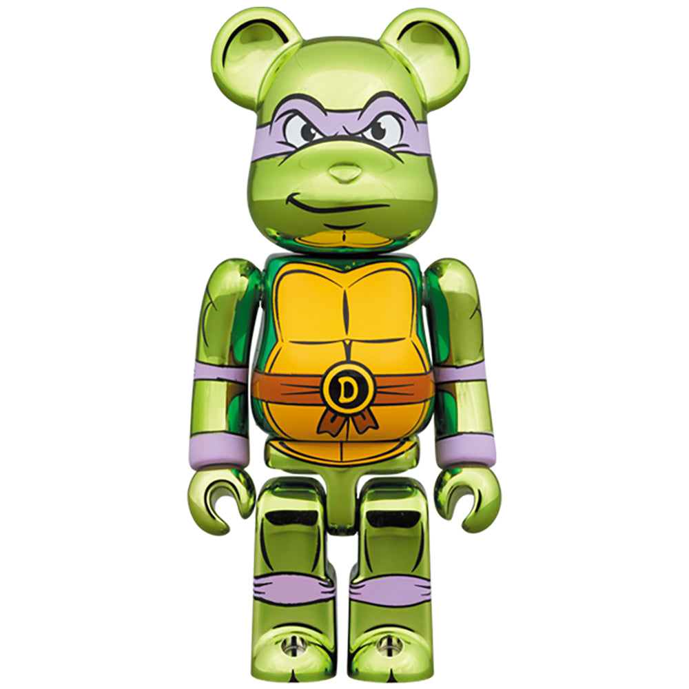 BE@RBRICK DONATELLO CHROME Ver. 100％ & 400％