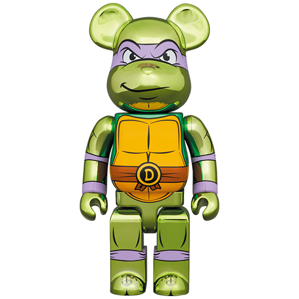 BE@RBRICK DONATELLO CHROME Ver. 100％ & 400％
