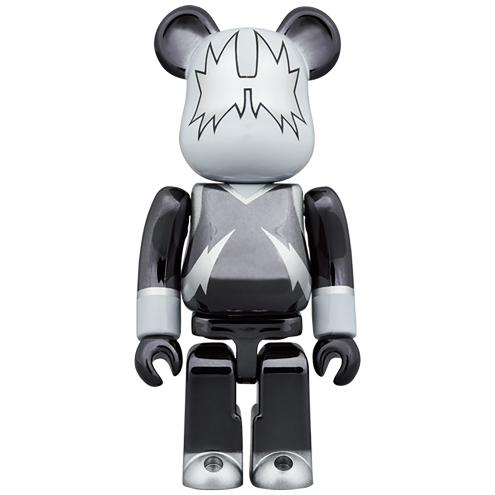 BE@RBRICK KISS SPACE MAN CHROME Ver.100％ & 400％