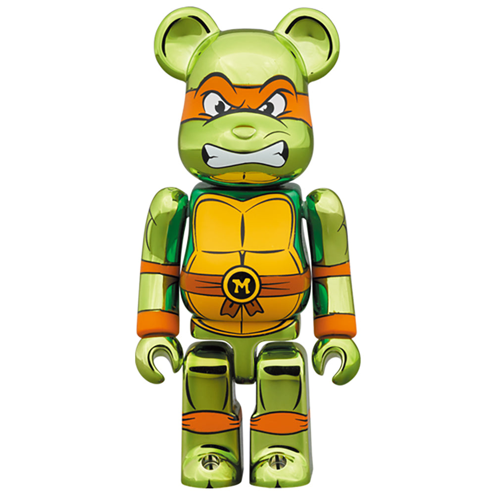 BE@RBRICK MICHELANGELO CHROME Ver. 100％ & 400％