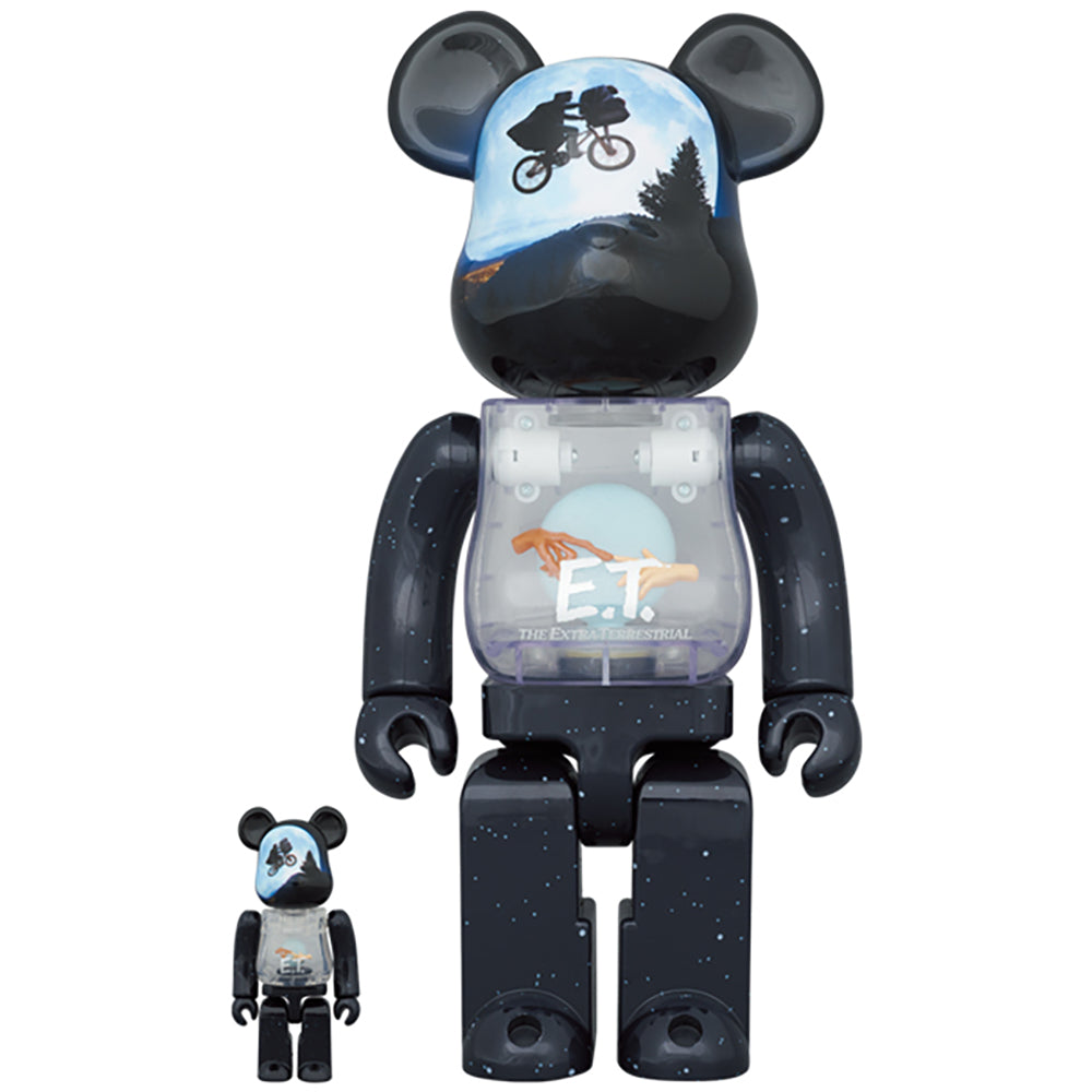 BE@RBRICK E.T. LIGHT UP Ver. 100％ & 400％
