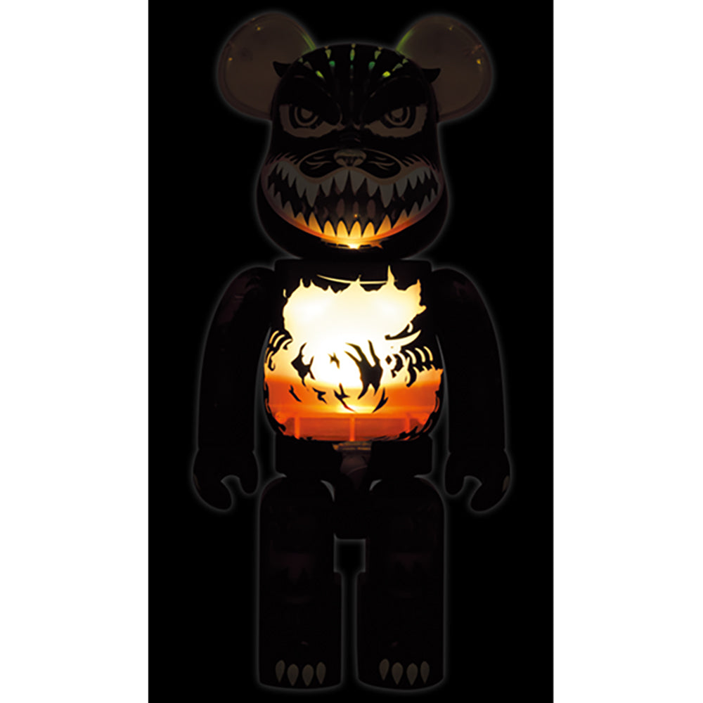 BE@RBRICK Godzilla (Meltdown: Clear yellow ver.)  400％