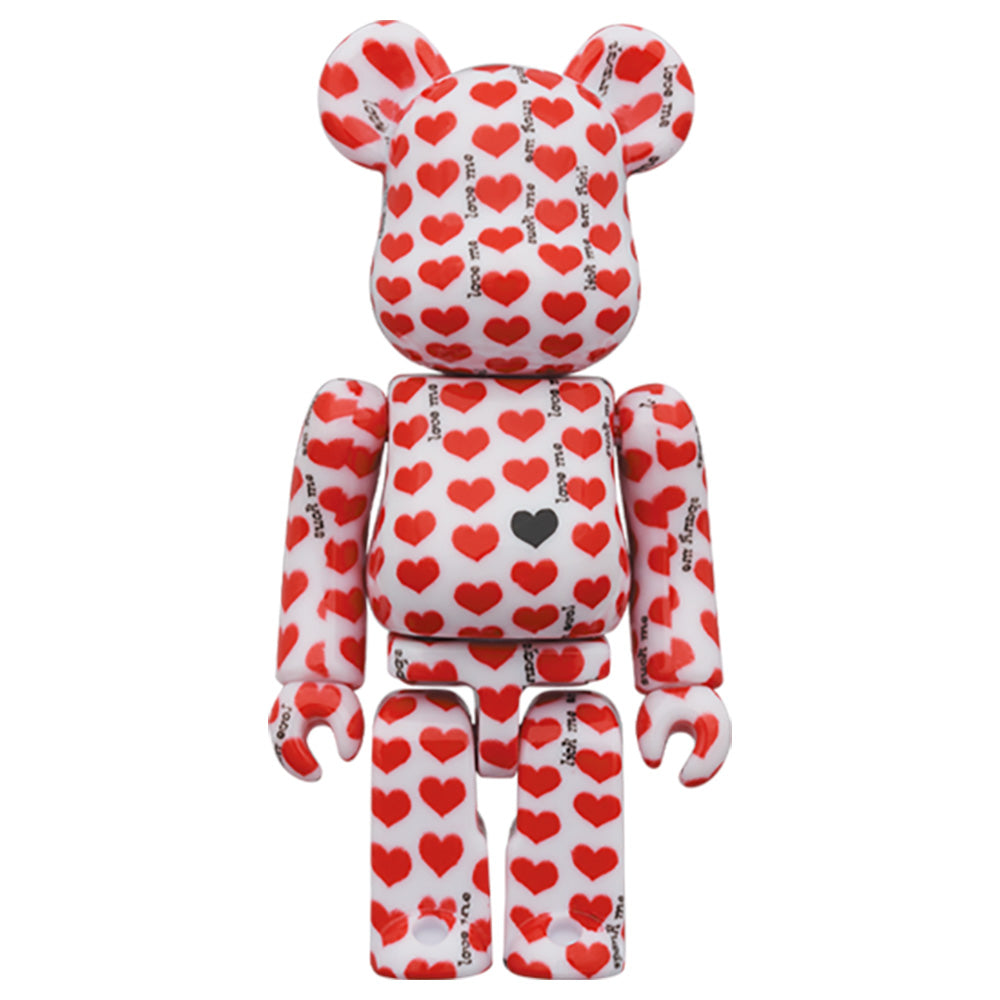 BE@RBRICK White Heart 100% & 400%