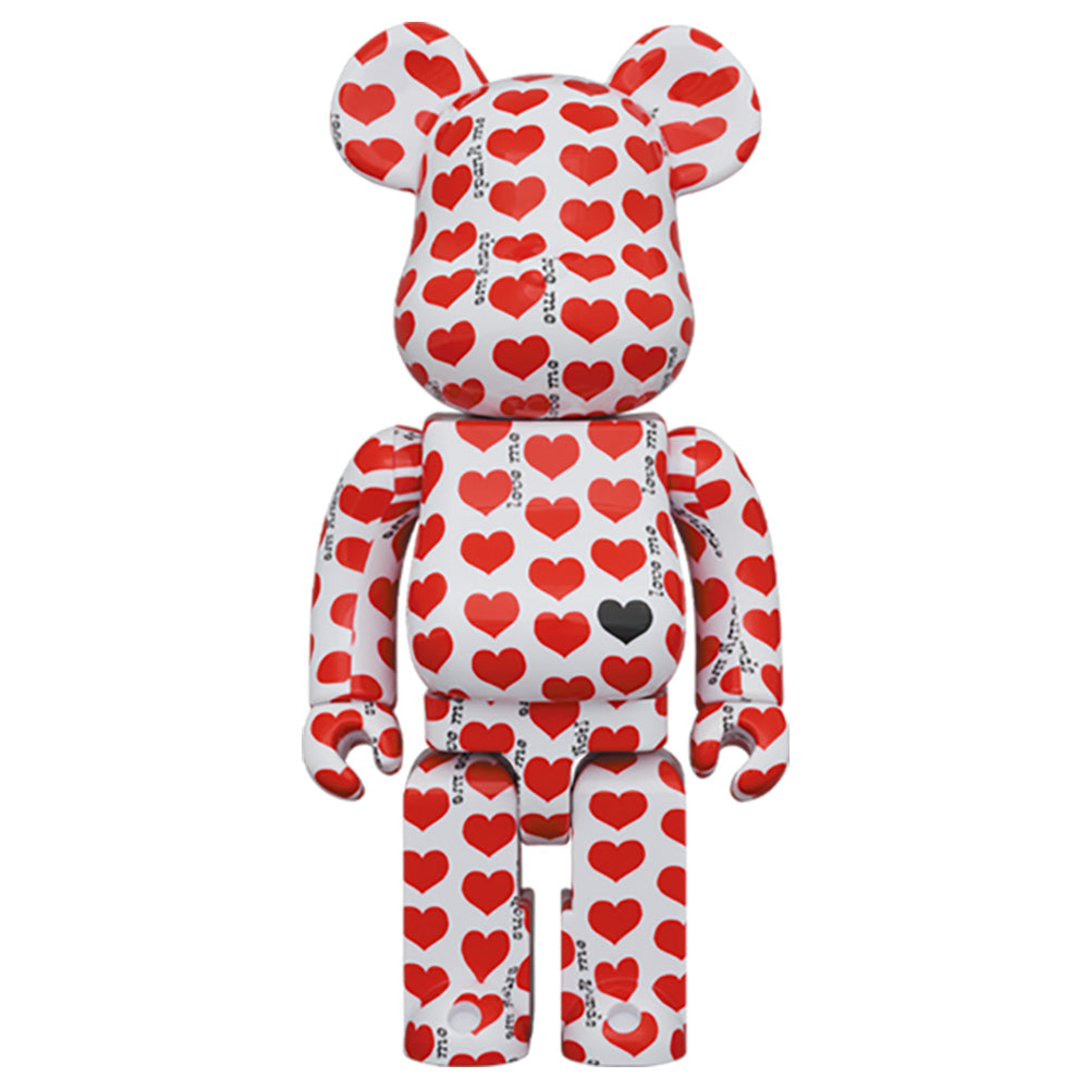 BE@RBRICK White Heart 100% & 400%