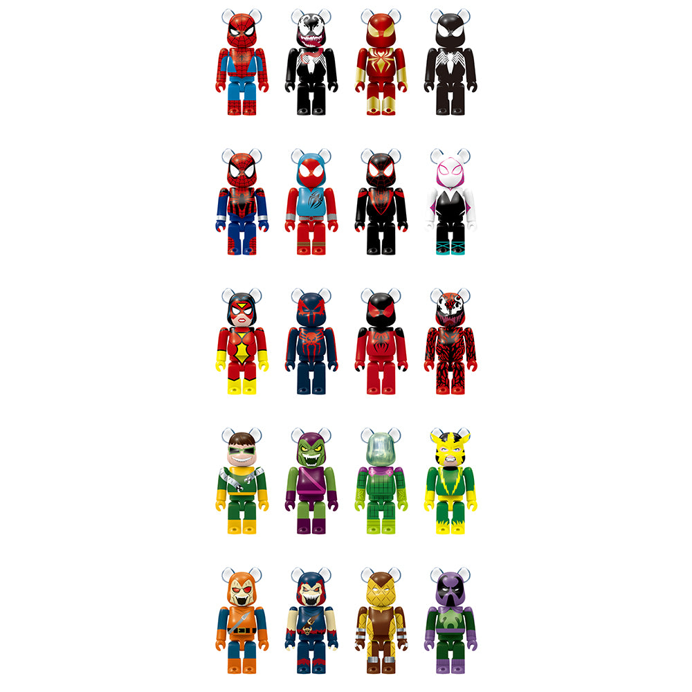 MARVEL『SPIDER-MAN』／Happyくじ「BE@RBRICK」原箱【全套共27款81件】