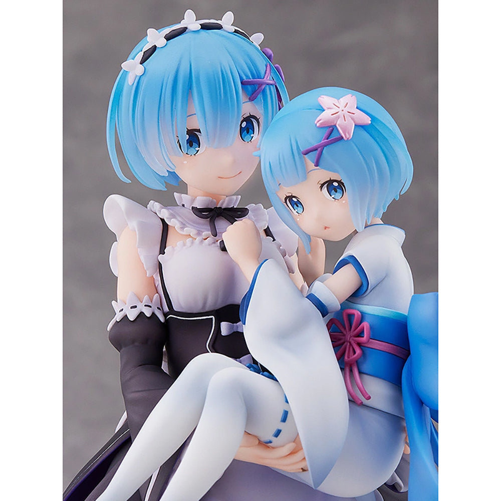 Re:從零開始的異世界生活 模型 雷姆＆童年雷姆 (1/7比例模型)