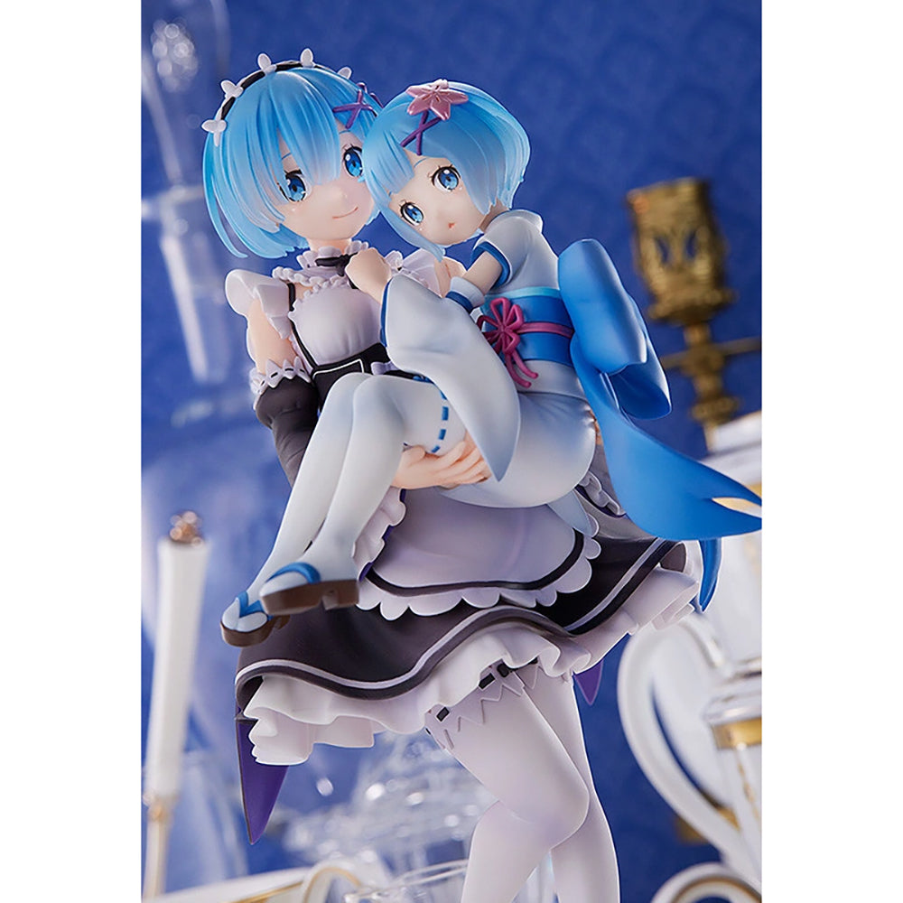 Re:從零開始的異世界生活 模型 雷姆＆童年雷姆 (1/7比例模型)