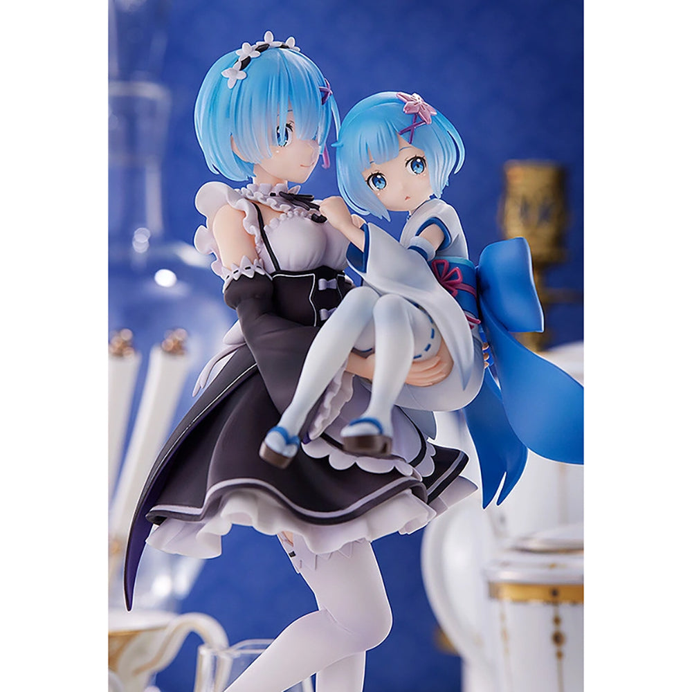 Re:從零開始的異世界生活 模型 雷姆＆童年雷姆 (1/7比例模型)