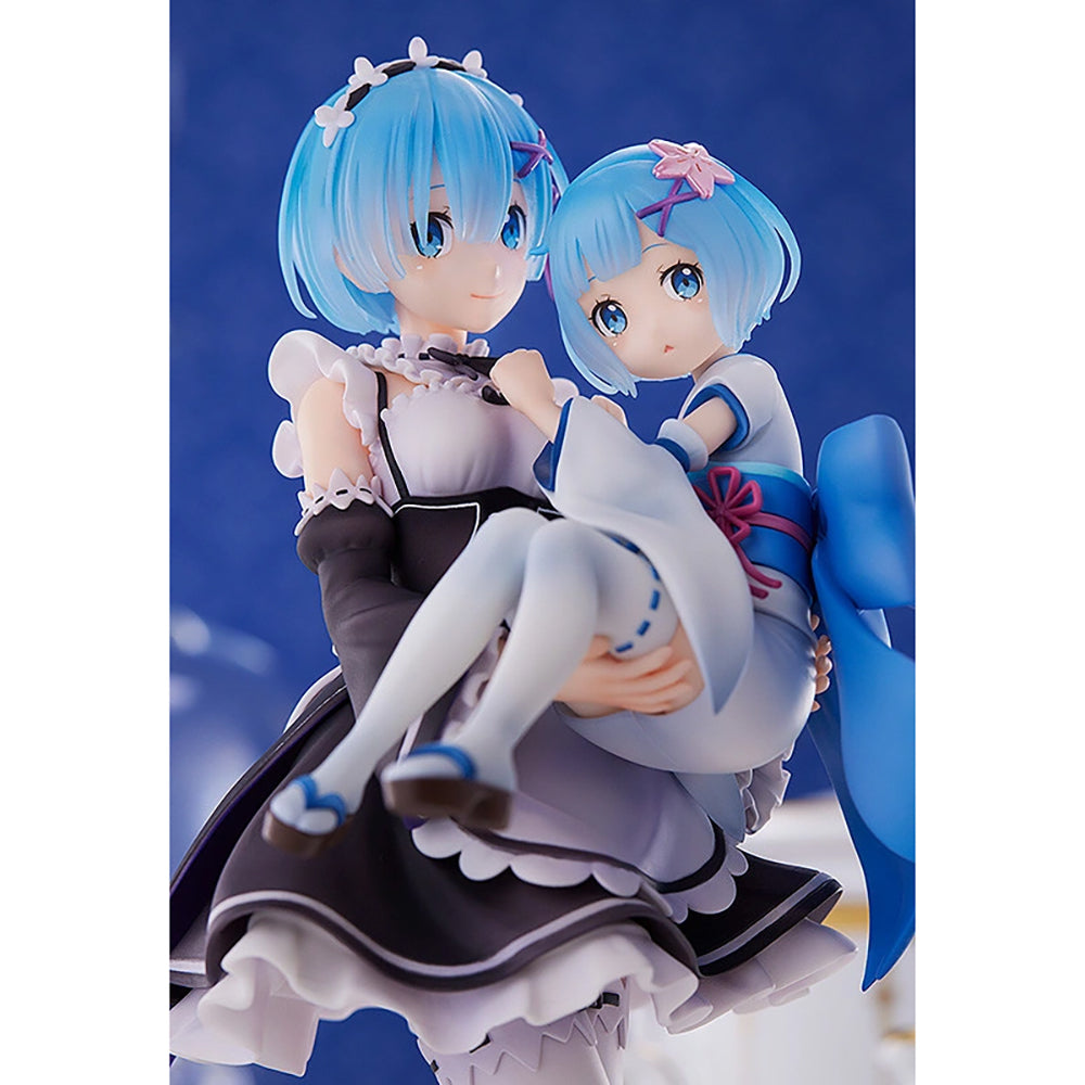 Re:從零開始的異世界生活 模型 雷姆＆童年雷姆 (1/7比例模型)