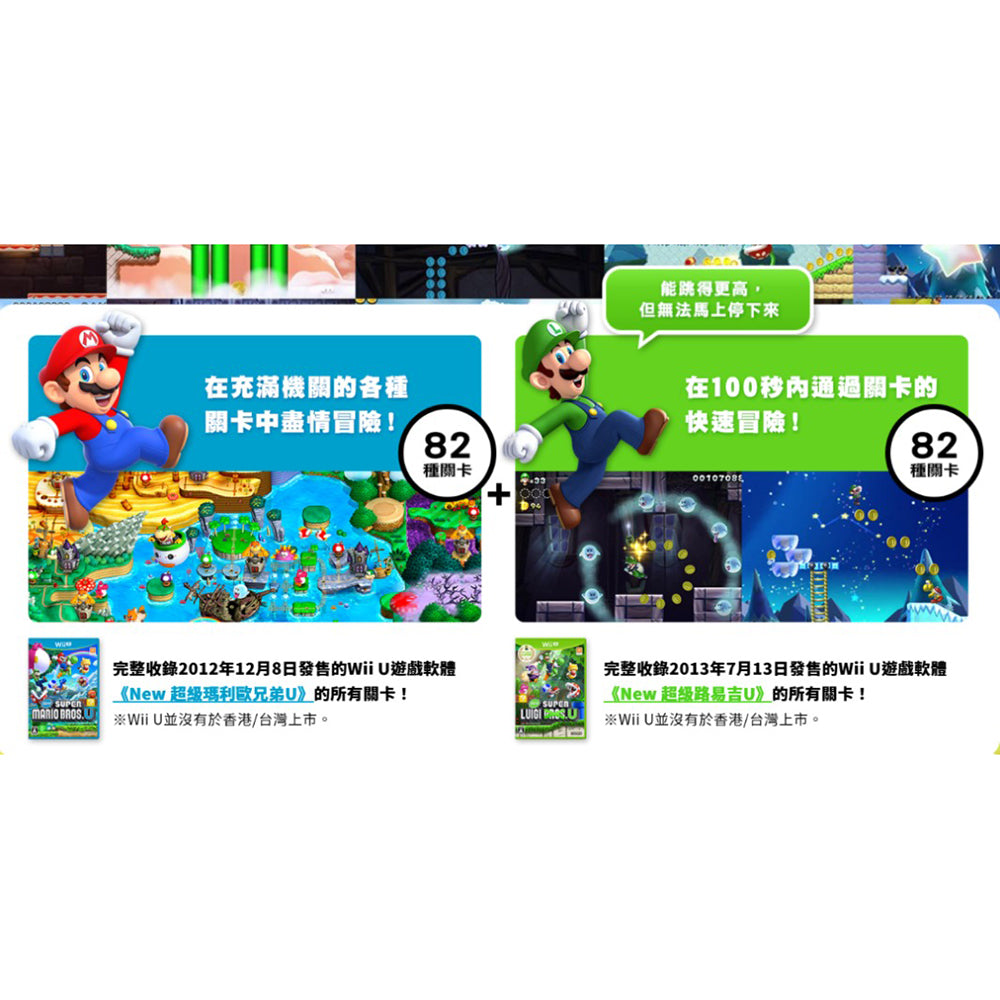 【現貨】《New 超級瑪利歐兄弟U 豪華版》(New Super Mario Bros.U Deluxe)