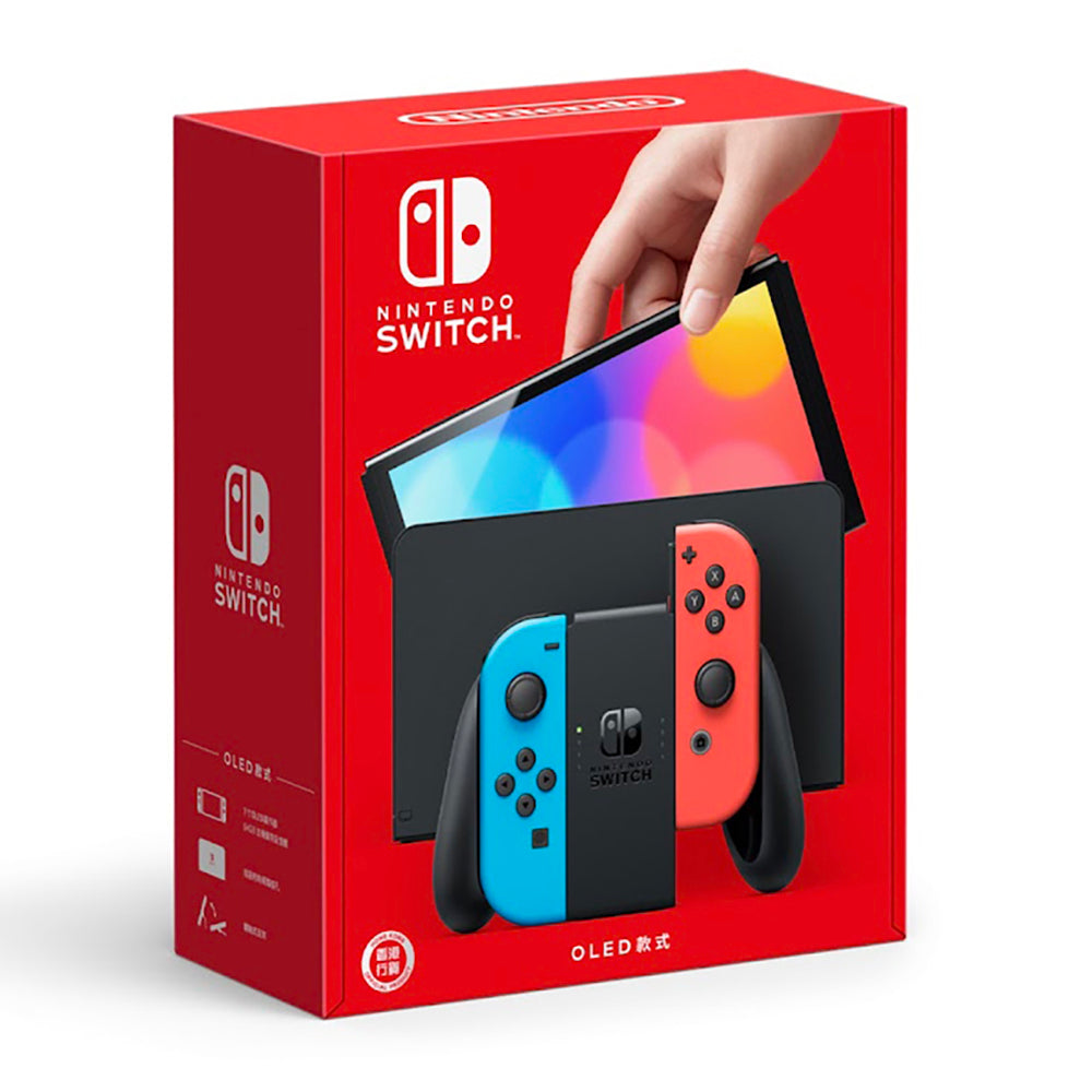 【現貨】Nintendo Switch（OLED款式）電光藍電光紅色主機