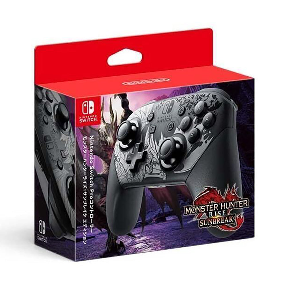 【現貨】Nintendo Switch Pro控制器《MONSTER HUNTER RISE: SUNBREAK》版