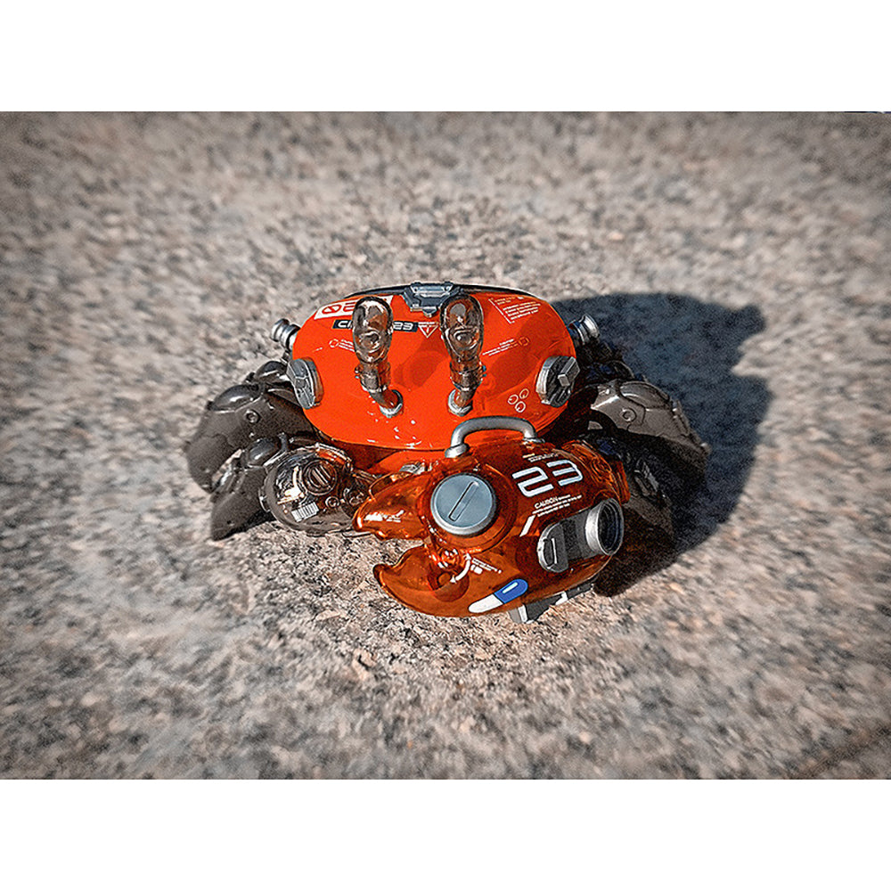 水產箱008 招潮蟹 銀紅色