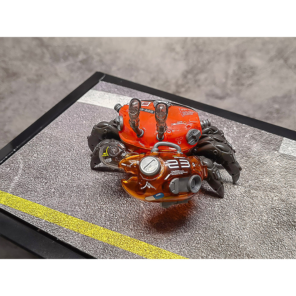 水產箱008 招潮蟹 銀紅色