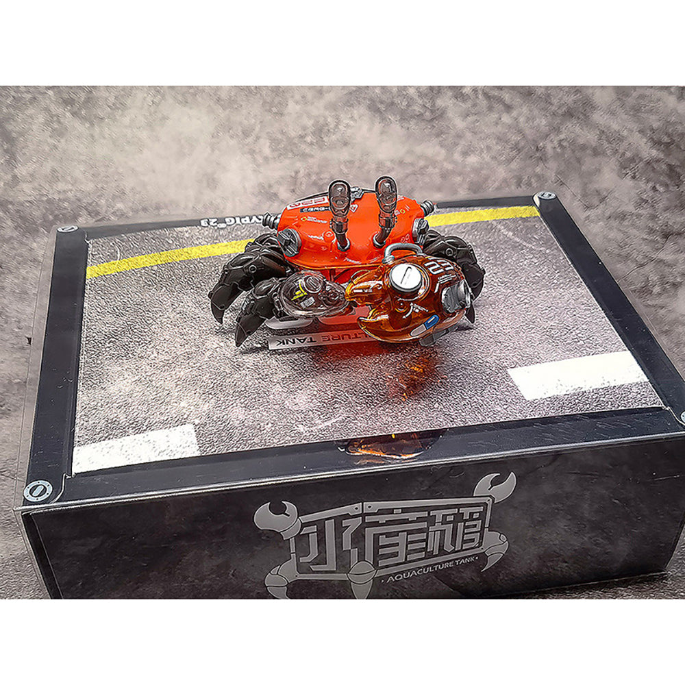 水產箱008 招潮蟹 銀紅色